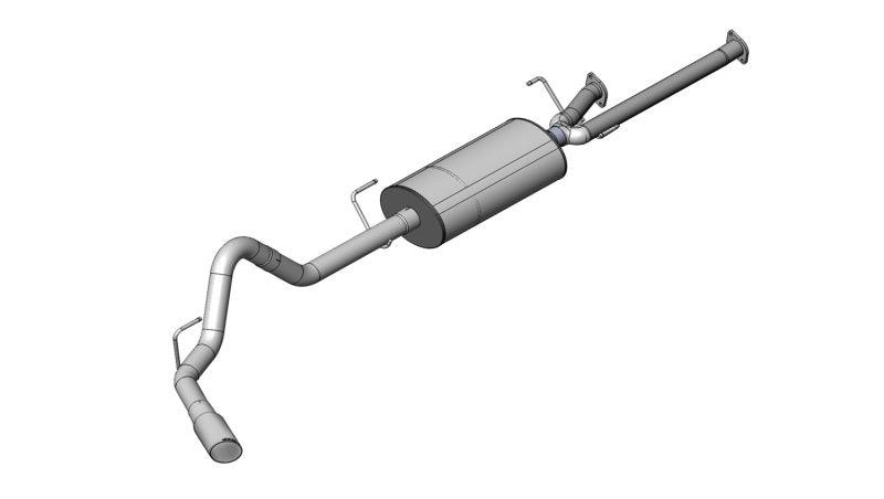 CORSA Performance - 11-14 Toyota Tundra Double Cab/Crew Max 5.7L V8 Polished Sport Cat-Back Exhaust on BOLTMotorsports