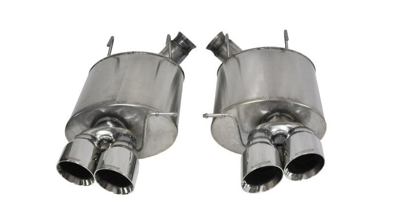 CORSA Performance - 13-13 Ford Mustang Shelby GT500 5.8L V8 Polished Sport Axle-Back Exhaust on BOLTMotorsports