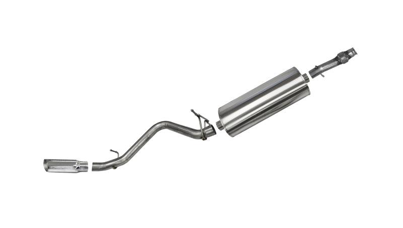 CORSA Performance - 14-17 Chevy Silverado 1500 Reg Cab/Standard Bed 5.3L Sport Cat-Back Single Side Exit Exhaust on BOLTMotorsports
