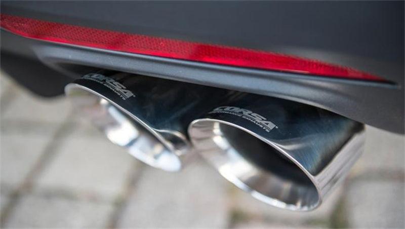 CORSA Performance - 15-16 Ford Mustang GT 5.0 Polish Quad Tips Kit on BOLTMotorsports