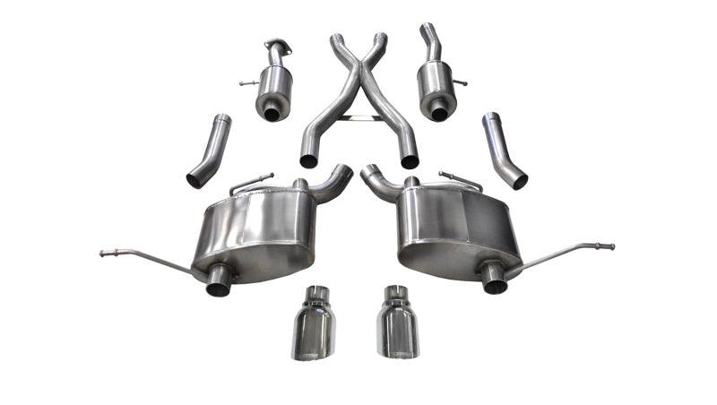 CORSA Performance - 15-16 Jeep Grand Cherokee Polished 2.5in Dual Rear Exit Cat-Back Exhaust on BOLTMotorsports