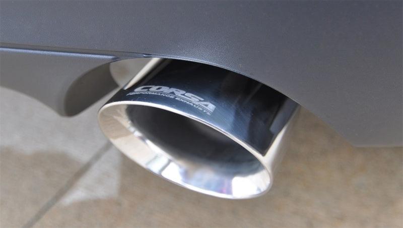CORSA Performance - 15-16 Jeep Grand Cherokee Polished 2.5in Dual Rear Exit Cat-Back Exhaust on BOLTMotorsports