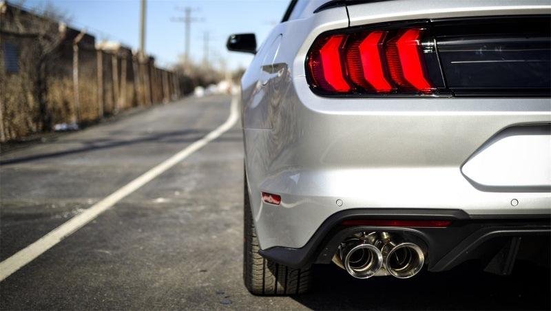 CORSA Performance - 2018+ Ford Mustang GT Fastback 5.0L 3in Sport Axle-Back Exhaust w/ 4in Black Tips on BOLTMotorsports