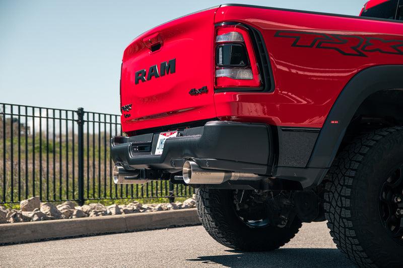 CORSA Performance - 21-22 Dodge Ram TRX Crew Cab Xtreme Catback Exhaust Dual Rear Gunmetal Tip on BOLTMotorsports