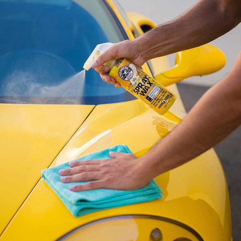 Chemical Guys Blazin Banana Carnauba Spray Wax - 16oz (Comes in Case of 6 Units) used on car on BOLTMotorsports