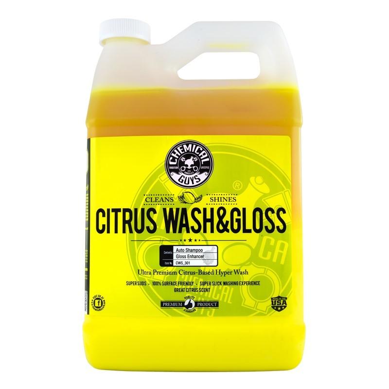 Chemical Guys Citrus Wash & Gloss Concentrated Car Wash - 1 Gallon (Comes in Case of 4 Units) on BOLTMotorsports