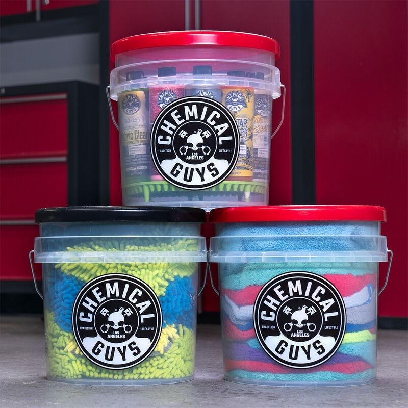 Chemical Guys Heavy Duty Ultra Clear Detailing Bucket (Comes in Case of 12 Units) on BOLTMotorsports