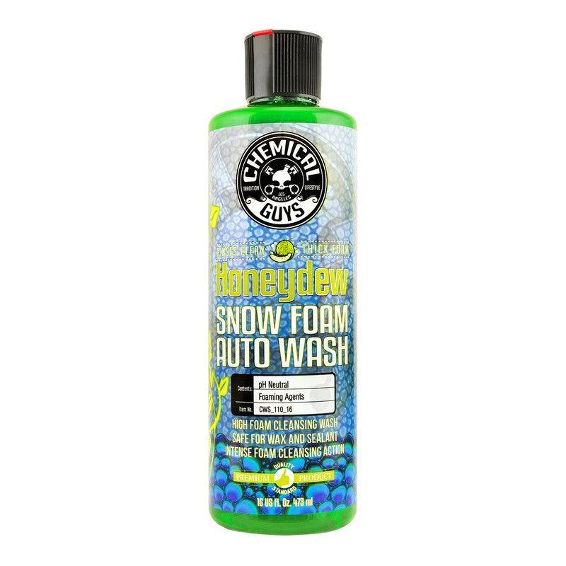 Chemical Guys Honeydew Snow Foam Auto Wash Cleansing Shampoo - 16oz (Comes in Case of 6 Units) on BOLTMotorsports