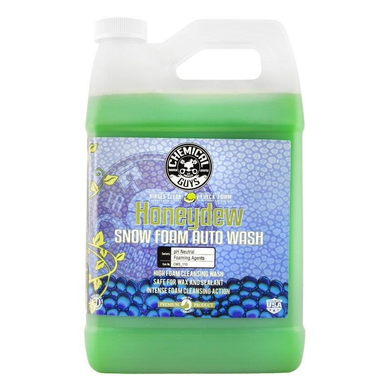 Chemical Guys Honeydew Snow Foam Auto Wash Cleansing Shampoo - 1 Gallon (Comes in Case of 4 Units) on BOLTMotorsports