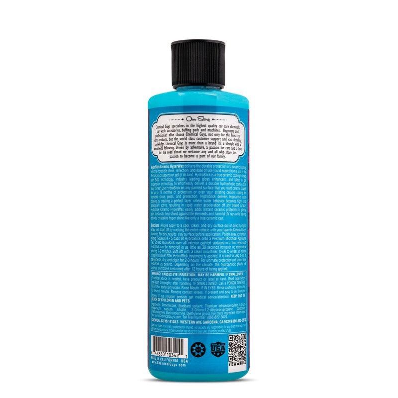 Chemical Guys HydroSlick SiO2 Ceramic Wax - 16oz (Comes in Case of 6 Units) backside on BOLTMotorsports