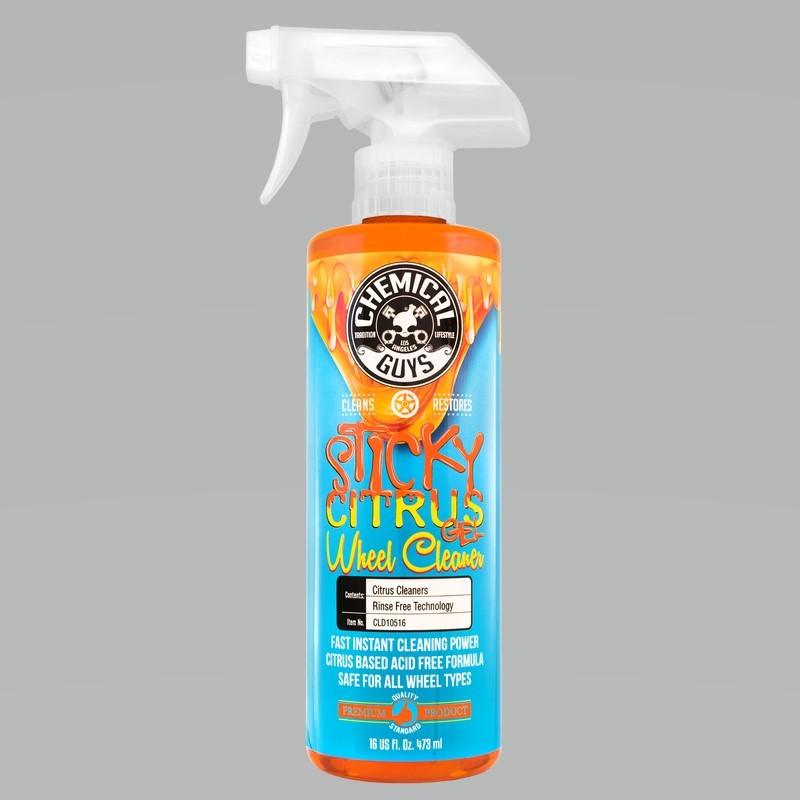 Chemical Guys Sticky Citrus Wheel & Rim Cleaner Gel - 16oz (Comes in Case of 6 Units) on BOLTMotorsports