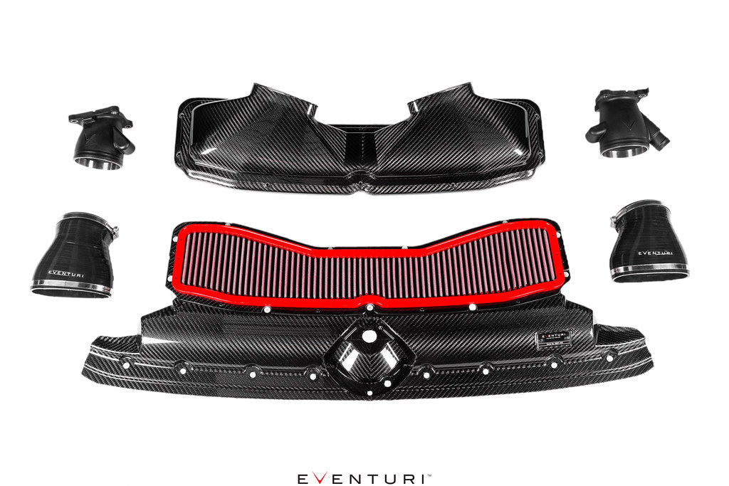 Eventuri - C8 RS6 RS7 Black Carbon Intake - GLOSS components on Bolt Motorsports
