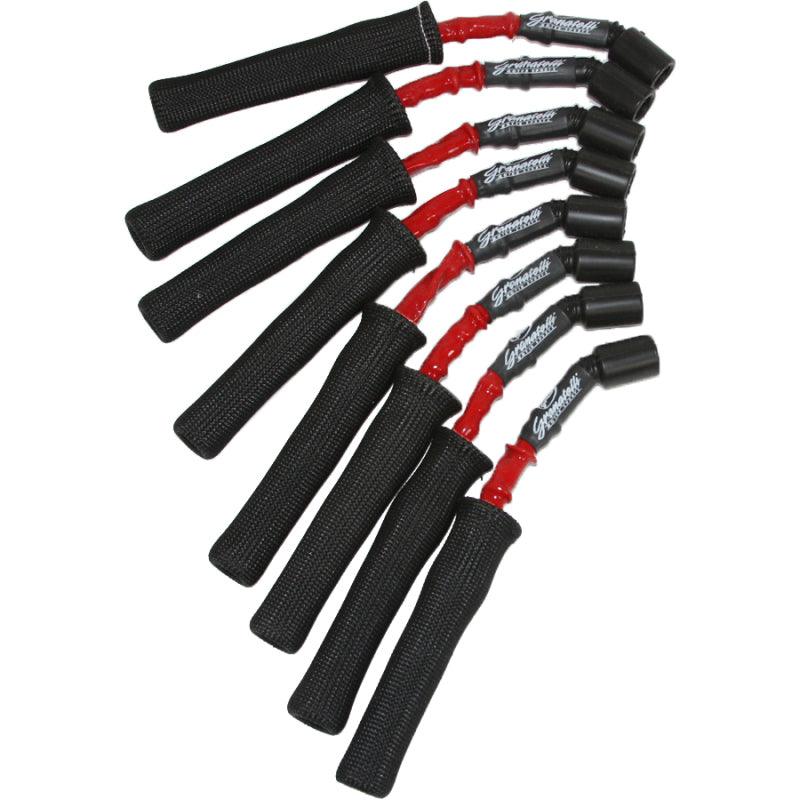 Granatelli 14-23 GM LT1 6.2L Hi-Perf Coil-Near-Plug Wire Connector Kit w/Red Jacket/Blk Sleeve on BOLTMotorsports