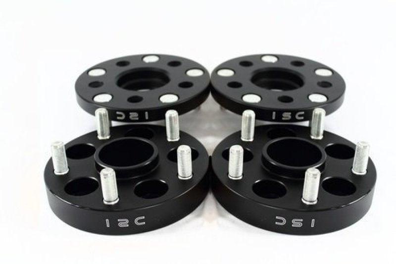 ISC Suspension 5x114.3 Hub Centric Wheel Spacers 20mm Black (Pair) - BOLT Motorsports