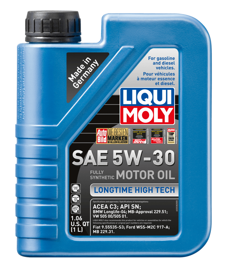 LIQUI MOLY 1L Longtime High Tech Motor Oil SAE 5W30 (Comes in Case of 6 Units) on BOLTMotorsports