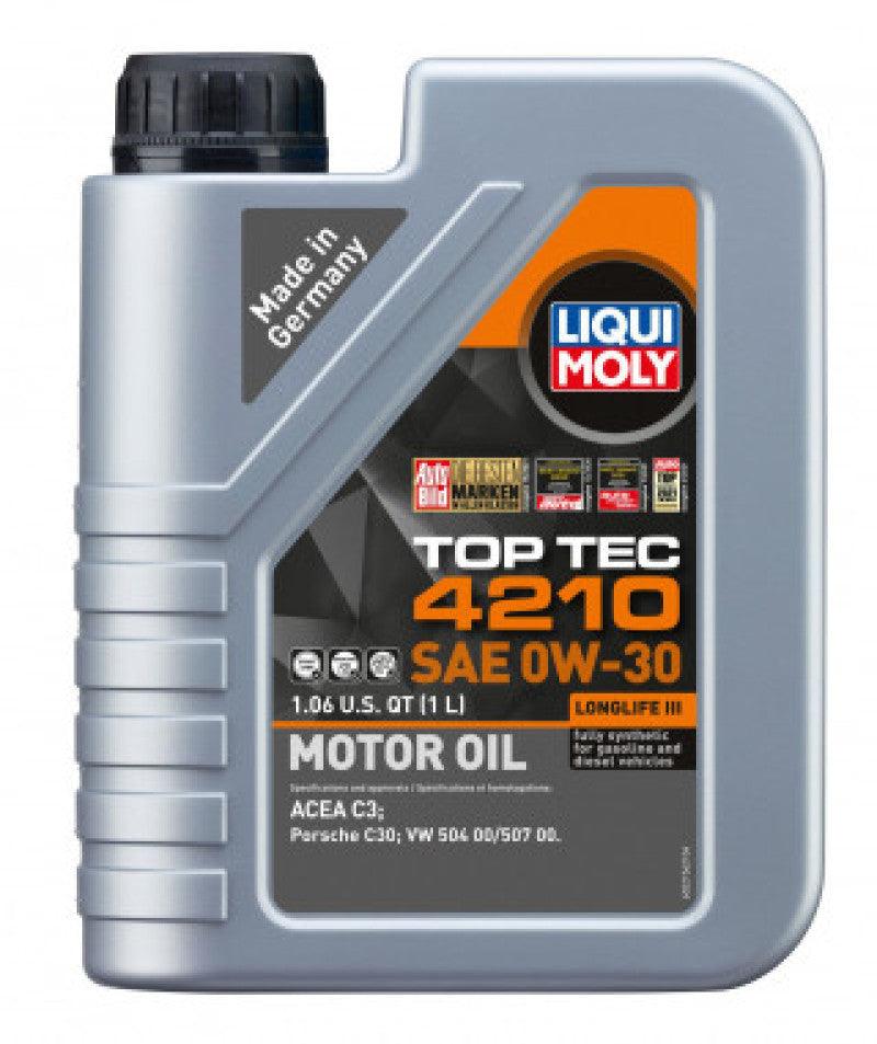 LIQUI MOLY 1L Top Tec 4210 Motor Oil SAE 0W30 (Comes in Case of 6 Units) on BOLTMotorsports