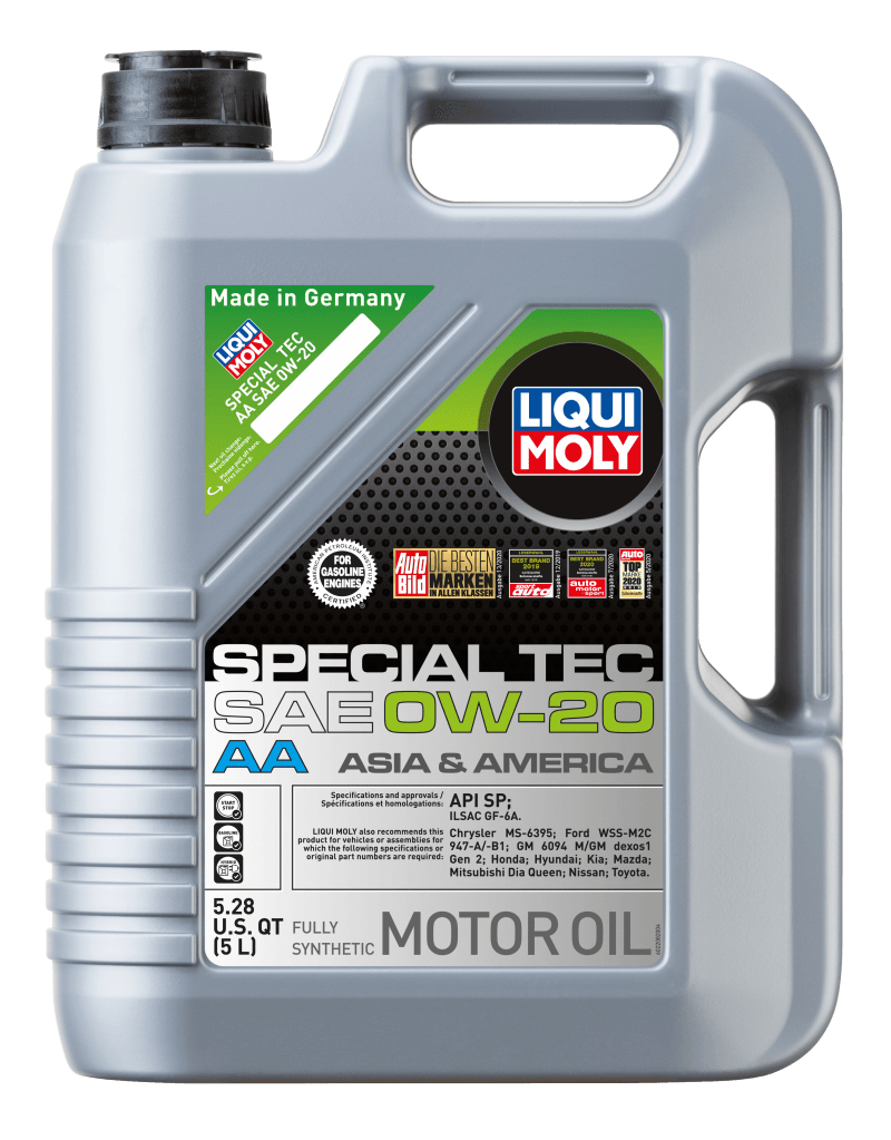 LIQUI MOLY 5L Special Tec AA Motor Oil SAE 0W20 (Comes in Case of 4 Units) on BOLTMotorsports