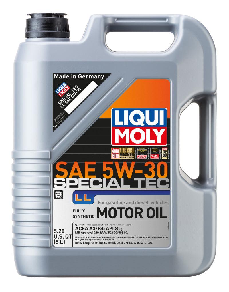 LIQUI MOLY 5L Special Tec LL Motor Oil SAE 5W30 (Comes in Case of 4 Units) on BOLTMotorsports
