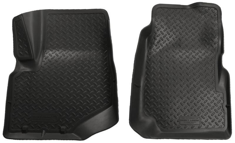 Husky Liners 02-08 GM Trailblazer/Bravada/Envoy/05-08 Saab 9-7X Classic Style Black Floor Liners - BOLT Motorsports