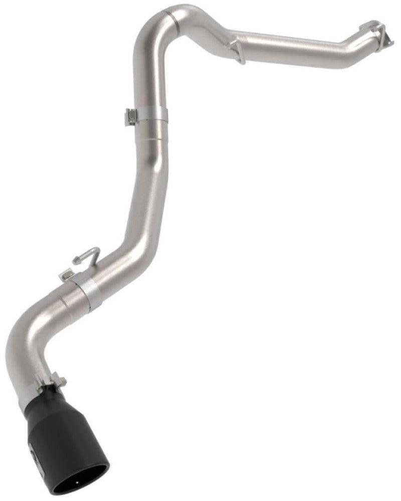 aFe - 2021+ Jeep Gladiator V6-3.0L (td) Vulcan Series 3in 304 SS DPF-Back Exhaust System - Black Tip on Bolt Motorsports