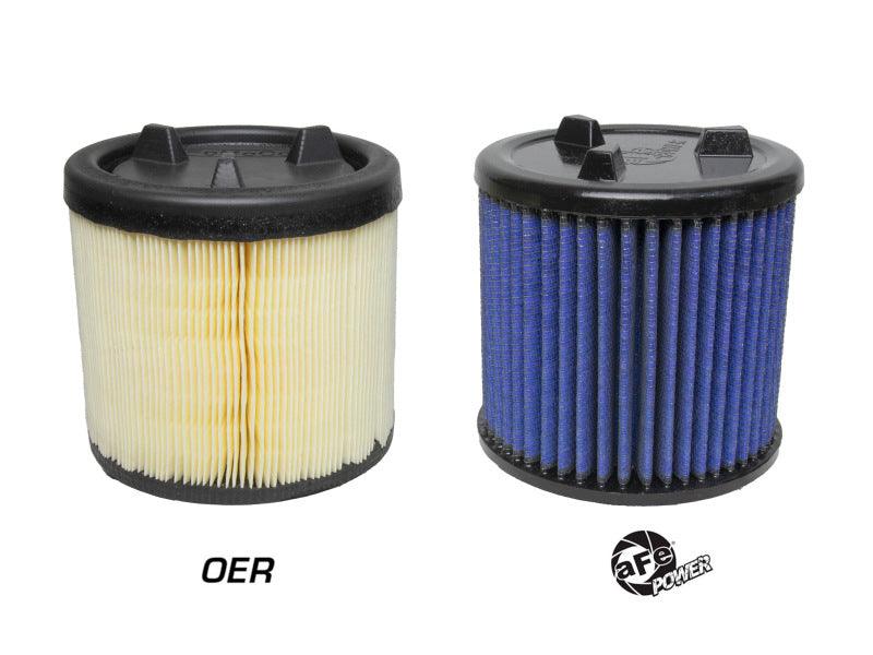 aFe - 21-22 Ford Bronco L4-2.3L Magnum FLOW Pro 5R Air Filter vs oem on Bolt Motorsports