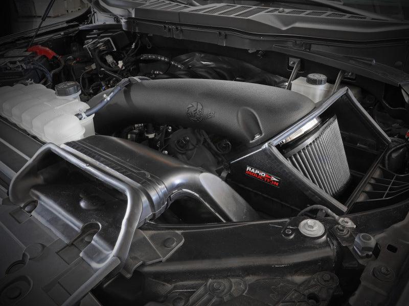 aFe - Rapid Induction Cold Air Intake System w/Pro DRY S Filter 2021+ Ford F-150 V8-5.0L on BOLT Motorsports
