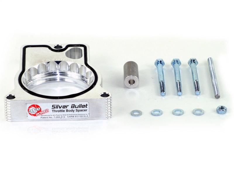 aFe - Silver Bullet Throttle Body Spacers TBS GM C/K 1500/2500/3500 96-00 V8-5.0L 5.7L on BOLT Motorsports