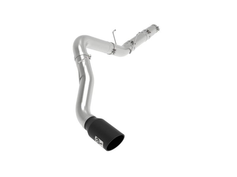 aFe ATLAS 5in DPF-Back Alum Steel Exhaust System w/ Black Tip 19-20 Ram Diesel Trucks L6-6.7L (td) on Bolt Motorsports