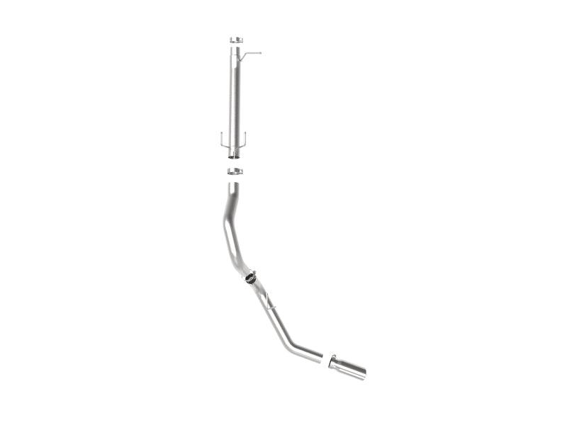 aFe Apollo GT Series 3-1/2in 409 SS Axle-Back Exhaust 17-20 Ford F-250/F-350 Polished Tip No Muffler components on Bolt Motorsports
