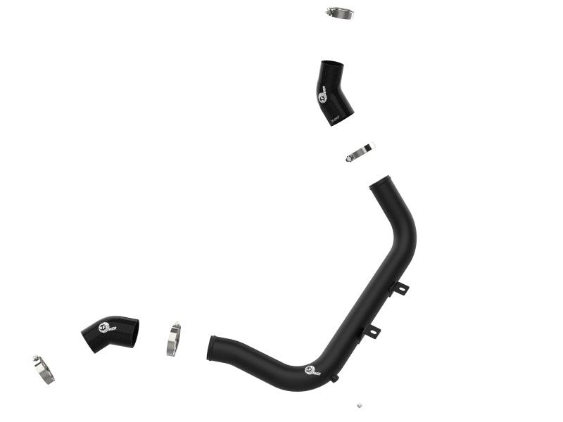 aFe - BladeRunner 2-1/4 IN Aluminum Hot Charge Pipe Black 17-20 Hyundai Elantra GT L4-1.6L (t) components on Bolt Motorsports
