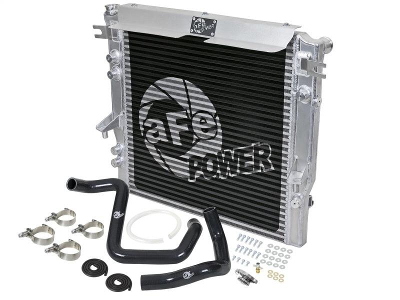 aFe BladeRunner GT Series Bar and Plate Radiator w/ Black Hoses 12-18 Jeep Wrangler (JK) V6 3.6L on Bolt Motorsports