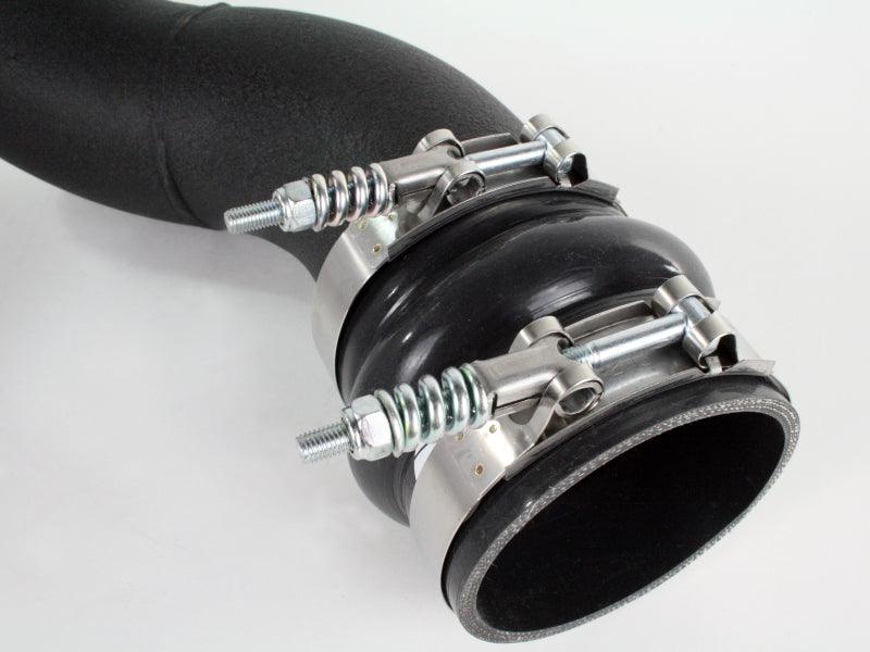 aFe Bladerunner Intercooler Tube Out 03-07 Ford Diesel Trucks V8 6.0L (td) close up view on Bolt Motorsports