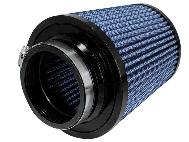 aFe MagnumFLOW Air Filters 3-1/2F x 6B x 4-1/2T (INV) x 6H bottom view on Bolt Motorsports