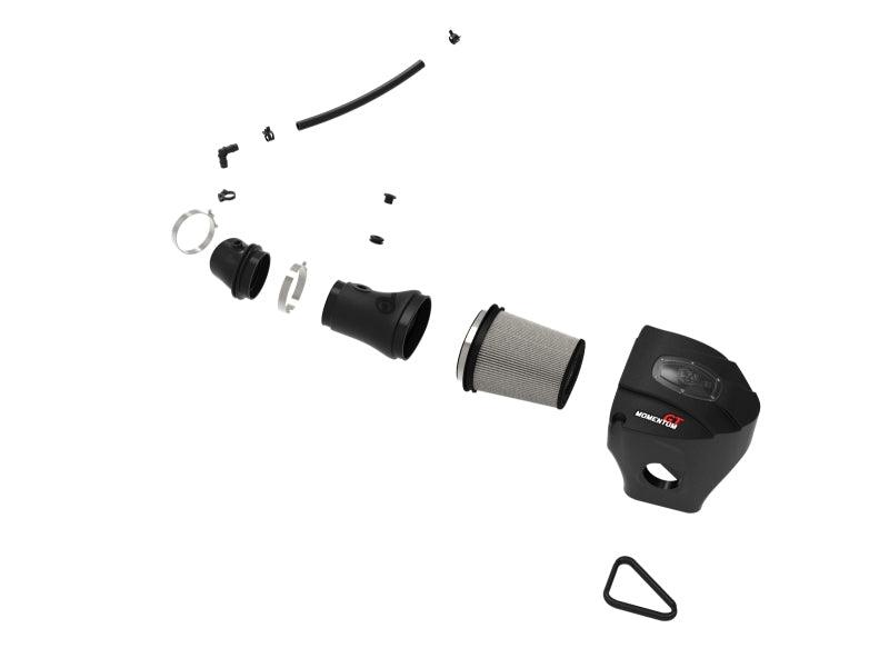aFe Momentum GT Pro DRY S Air Intake System, 17-20 Dodge Challenger / Charger SRT Hellcat components on Bolt Motorsports