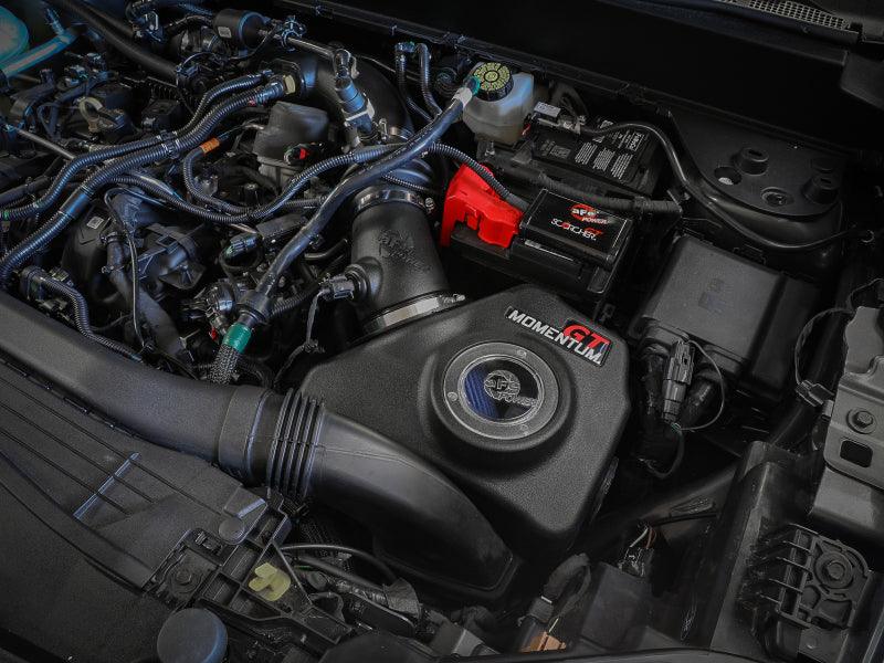 aFe - Power 2021 Ford Bronco Sport L4-2.0L (t) Momentum GT Cold Air Intake System w/ Pro 5R Filter inside engine bay on Bolt Motorsports