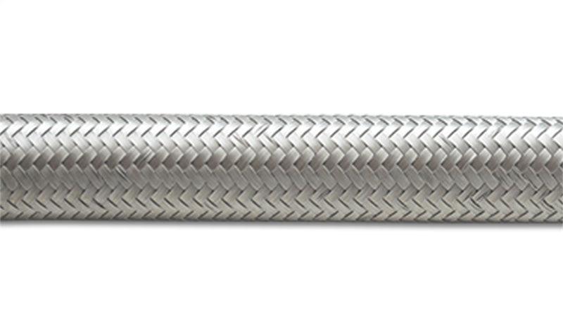 Vibrant -6 AN SS Braided Flex Hose (10 foot roll) - BOLT Motorsports