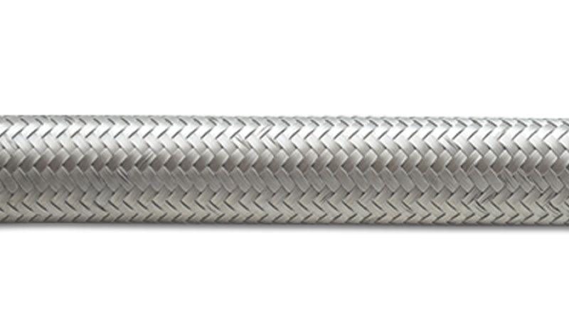 Vibrant -6 AN SS Braided Flex Hose (10 foot roll) - BOLT Motorsports