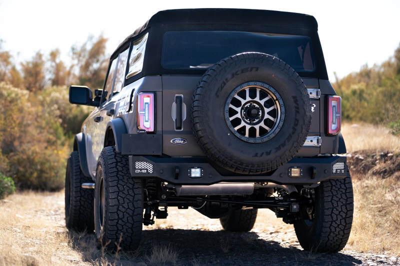 DV8 Offroad 21-22 Ford Bronco MTO Series Rear Bumper - BOLT Motorsports