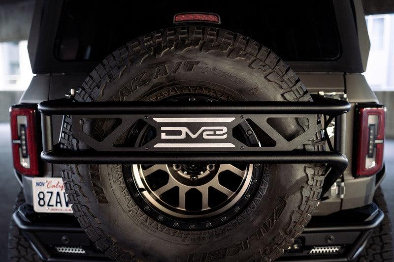 DV8 Offroad 21-23 Ford Bronco Spare Tire Guard & Accessory Mount - BOLT Motorsports