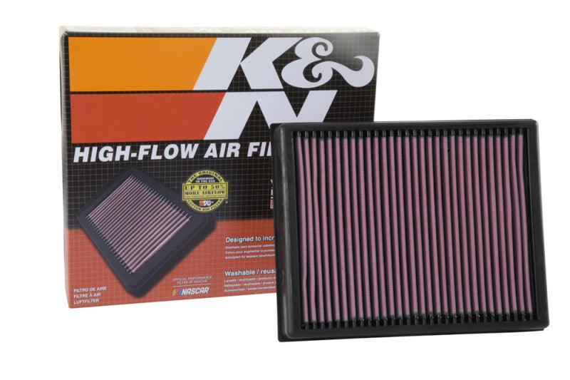 K&N Engineering K&N 16-17 Ford Ranger 2.2L/3.2L DSL Drop In Air Filter - BoltMotorsports