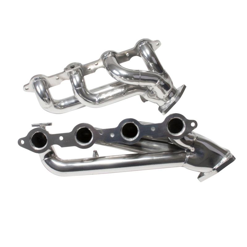 BBK 99-04 GM Truck SUV 4.8 5.3 Shorty Tuned Length Exhaust Headers - 1-3/4 Silver Ceramic - BOLT Motorsports
