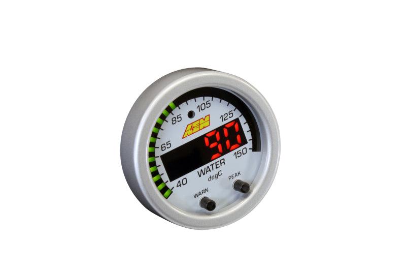 AEM X-Series Temperature 100-300F Gauge Kit (ONLY Black Bezel and Water Temp. Faceplate) - BOLT Motorsports