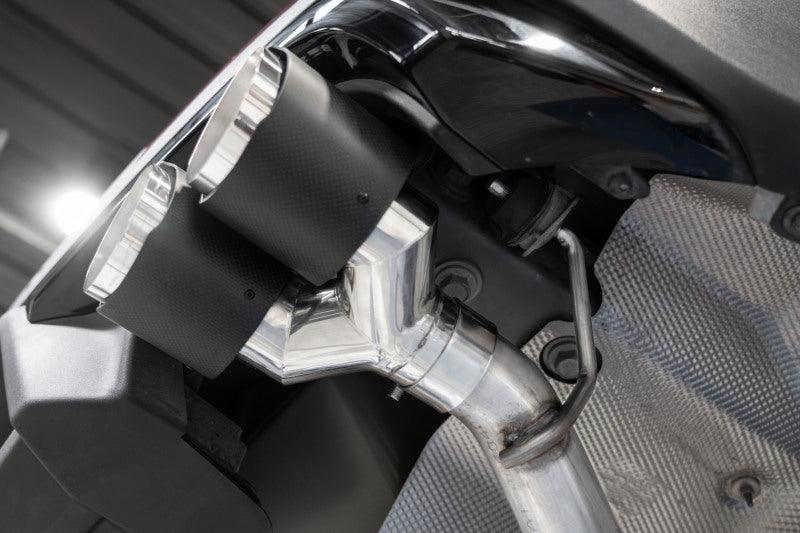 MBRP 20-21 Ford Explorer ST 3.0L EcoBoost Dual Rear Exit Axle Back w/ Quad Tip AL Exhaust System - BOLT Motorsports