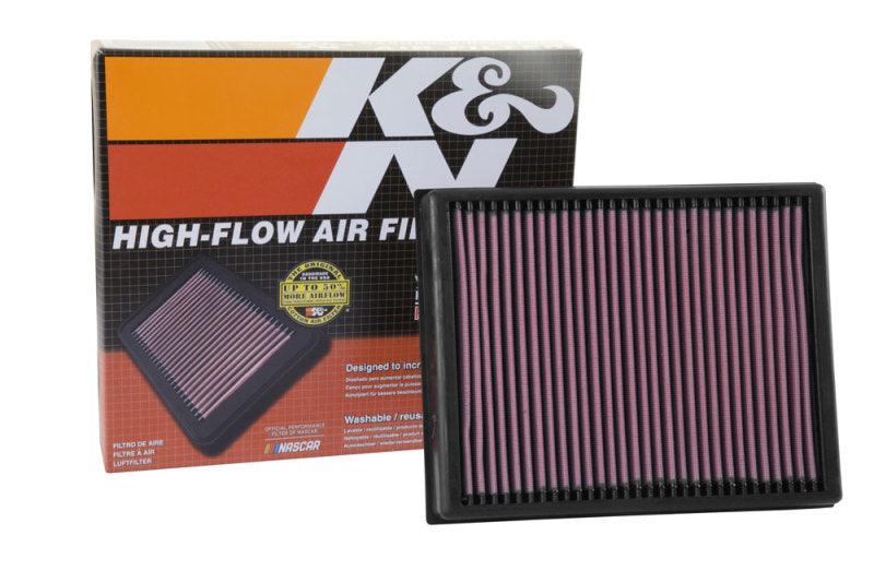 K&N Engineering K&N 16-17 Ford Ranger 2.2L/3.2L DSL Drop In Air Filter - BoltMotorsports
