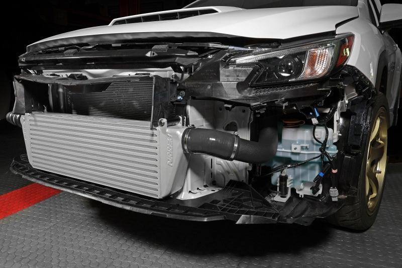 Perrin Performance Perrin 22-23 Subaru WRX Front Mount Intercooler Kit (Black Tubes & Silver Core) - BoltMotorsports