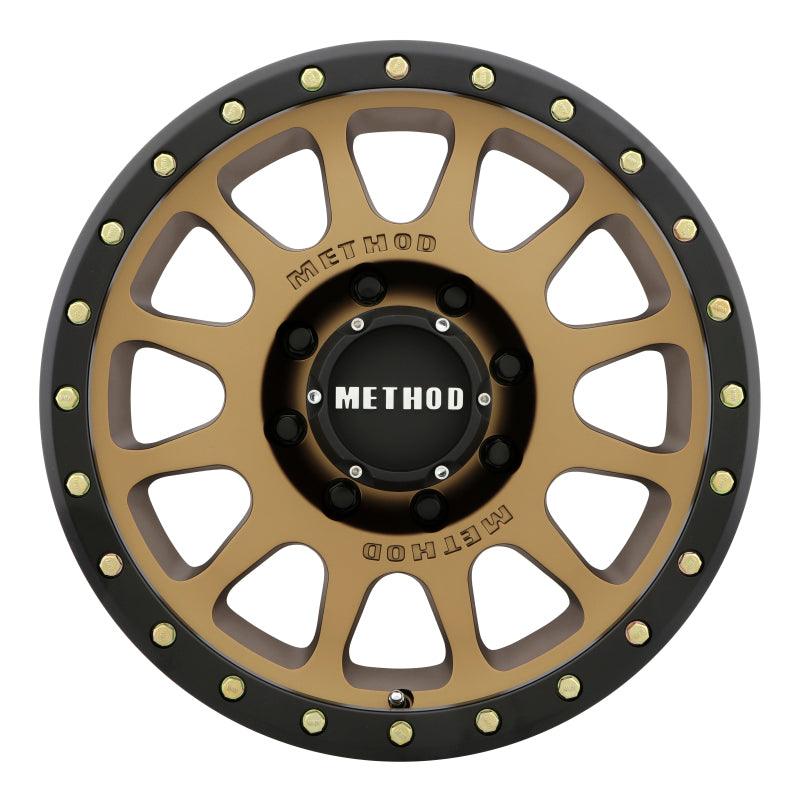 Method MR305 NV 17x8.5 0mm Offset 8x170 130.81mm CB Method Bronze/Black Street Loc Wheel - BOLT Motorsports