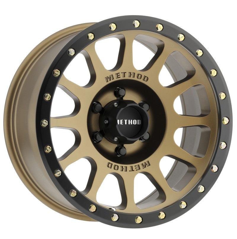 Method MR305 NV 18x9 0mm Offset 6x5.5 108mm CB Method Bronze/Black Street Loc Wheel - BOLT Motorsports