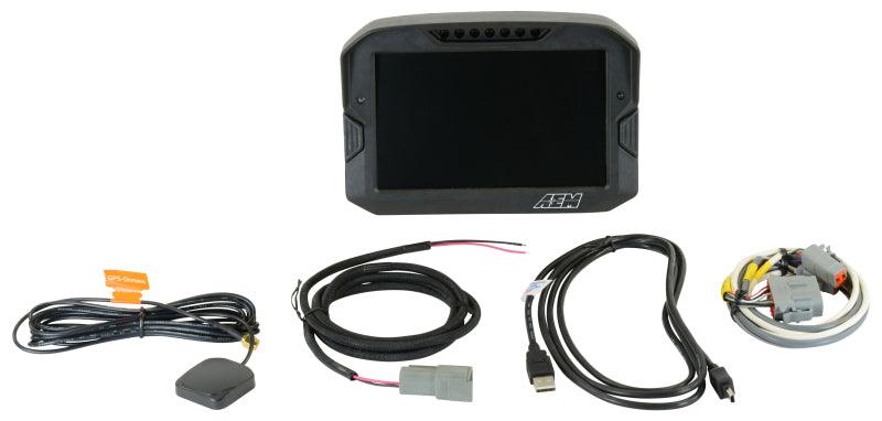 AEM CD-7 Non Logging GPS Enabled Race Dash Carbon Fiber Digital Display w/o VDM (CAN Input Only) - BOLT Motorsports