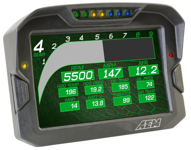 AEM CD-7 Logging GPS Enabled Race Dash Carbon Fiber Digital Display w/o VDM (CAN Input Only) - BOLT Motorsports