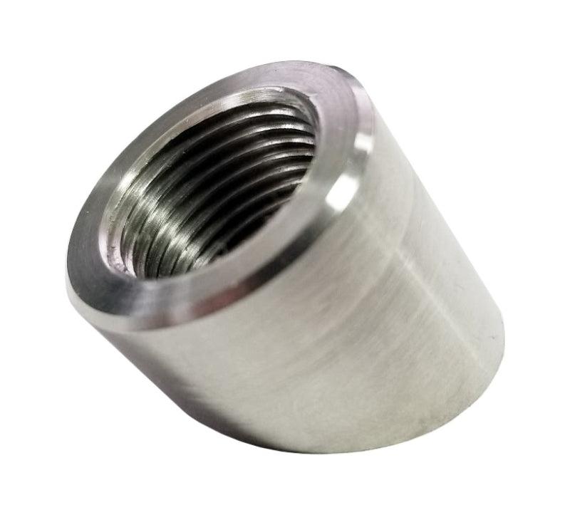 Torque Solution O2 Sensor Bung 60 Degree Angled Stainless Steel - BOLT Motorsports